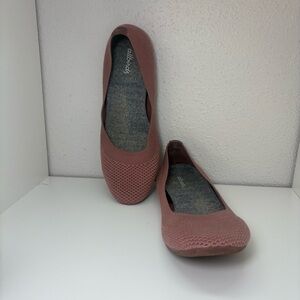 Allbirds Tree Breezers Knit Ballet Flats Women's Size 9 Harvest Rose Mauve Pink